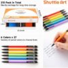 Mechanical Pencils, 210 Pack Bulk Mechanical Pencils 0.7mm Medium Point, HB #2 Lead, Assorted Barrels, Office School Supplies - Image 2
