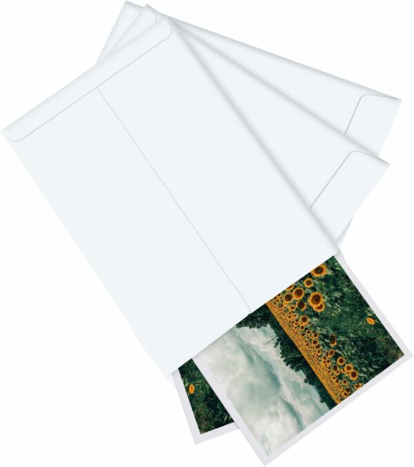 6x9 White Envelopes Self Seal 250 Pack for Mailing, Organizing, Storage - Image 2