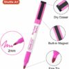 Magnetic Dry Erase Markers Fine: 20 Colors Erasable Whiteboard Markers Fine Point with Eraser Cap, Low Odor - Image 3
