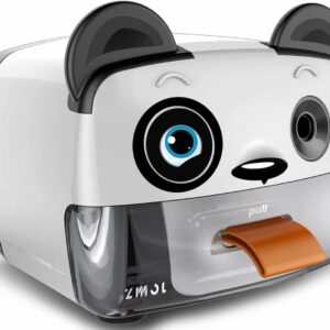 Electric (US 110 v) Pencil Sharpener, Heavy Duty Pencil Sharpeners for Classroom, Cute Pencil Sharpener Plug in for Kids, Auto-Stop Pencil Sharpener for No.2 / Colored Pencils, Best Electric Pencil Sharpener