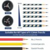 Electric (Euro 230v) Pencil Sharpener, Compatible with 6-12 mm Pencils and Colouring Pencils, Large Capacity with Auto Stop Function, Plug-in for Artists, Office, Classroom and Home Use - Image 3