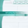 6x9 White Envelopes Self Seal 250 Pack for Mailing, Organizing, Storage - Image 5