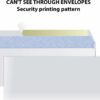 #10 Envelopes Letter Size Self Seal | 1,000 Business Mailing Security Peel and Sealing Envelope | 100% Tinted | #10 White Windowless Legal Regular Plain Envelops Pack | 4-1/8 x 9-1/2 Inches | 24 LB - Image 4