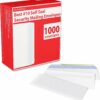 #10 Envelopes Letter Size Self Seal | 1,000 Business Mailing Security Peel and Sealing Envelope | 100% Tinted | #10 White Windowless Legal Regular Plain Envelops Pack | 4-1/8 x 9-1/2 Inches | 24 LB - Image 3
