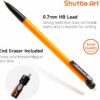 Mechanical Pencils, 210 Pack Bulk Mechanical Pencils 0.7mm Medium Point, HB #2 Lead, Assorted Barrels, Office School Supplies - Image 3