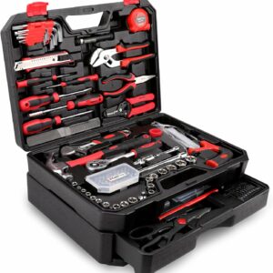 325 Piece Home Repair Tool Kit, General Home/Auto Repair Tool Set, Toolbox Storage Case with Drawer, General Household Tool Kit (Office, Home, DIY, Handyman)