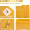 6x9 Clasp Envelopes - 100 Pack, Goefun Yellow Manilla Envelopes 6x9, 100GSM Heavy Kraft Paper, for Business, Legal, Office - Image 5