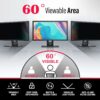 23.8 Inch16:9 Computer Privacy Screen Filter for Monitor - Privacy Shield and Anti-Glare Protector - Image 2