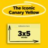 Post-it Super Sticky Notes, 12 Sticky Note Pads, 3 x 5 in., Ideal for Organization in Your Dorm, Home or Office, Canary Yellow - Image 2