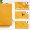 6x9 Clasp Envelopes - 100 Pack, Goefun Yellow Manilla Envelopes 6x9, 100GSM Heavy Kraft Paper, for Business, Legal, Office - Image 7