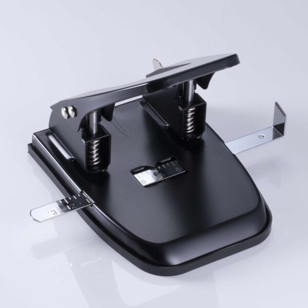 Standard 2 Hole Paper Punch, 30 Sheets Capacity, Black - Image 3