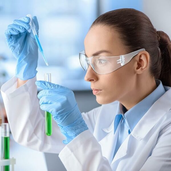 48 Safety Glasses One Size Safety Eyewear Eye Protection Goggles with Clear Protective Lens for Work Lab - Image 3