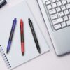 Gel Pens Fine Point Smooth Writing Pens, Retractable, Blue, Black, Red, 0.7mm, 12 Pack - Image 9