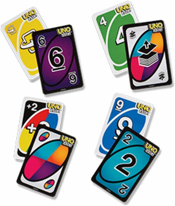 Mattel Uno Original and Uno Flip Card Games, Combo Pack of 2 - Image 4