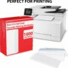 #10 Envelopes Letter Size Self Seal | 1,000 Business Mailing Security Peel and Sealing Envelope | 100% Tinted | #10 White Windowless Legal Regular Plain Envelops Pack | 4-1/8 x 9-1/2 Inches | 24 LB - Image 2
