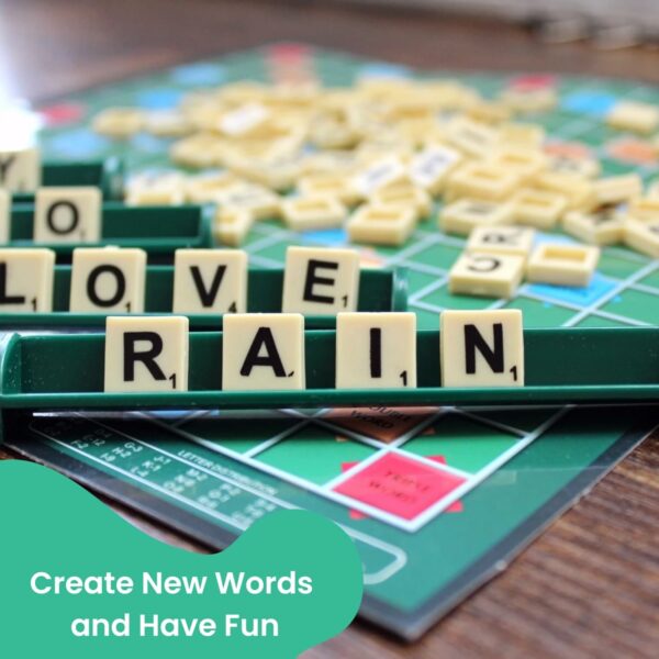 Scrabble Board Game, Word Game for Adults and Kids Ages 10 and Up, Fun Family Game for 2-4 Players. - Image 4