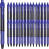 Gel Pens Fine Point Smooth Writing Pens, Retractable, Blue, Black, Red, 0.7mm, 12 Pack