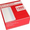#10 Envelopes Letter Size Self Seal | 1,000 Business Mailing Security Peel and Sealing Envelope | 100% Tinted | #10 White Windowless Legal Regular Plain Envelops Pack | 4-1/8 x 9-1/2 Inches | 24 LB