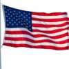 American Flag 4x6 FT Embroidered Stars, Sewn Stripes, Brass Grommets USA US Flag Polyester Long Lasting for Outdoor Use - Image 7
