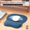 rgonomic Mouse Pad with Gel Wrist Rest, Comfortable Mousepad with Smooth Wrist Support Surface and Non-Slip PU Base for Pain Relief - Image 6