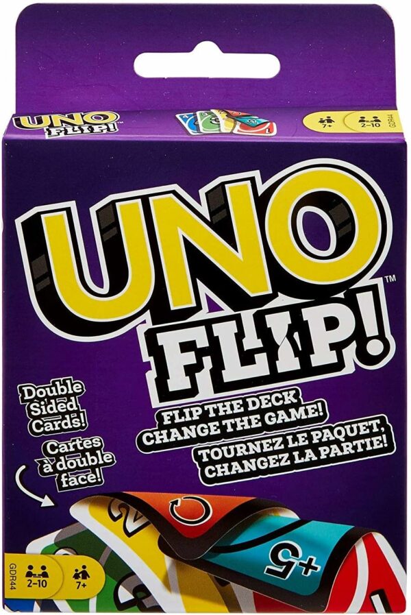Mattel Uno Original and Uno Flip Card Games, Combo Pack of 2 - Image 3