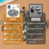 Thumb Tack, Flat Push Pins, Silver Thumb Tacks, 500 Pack - Image 5