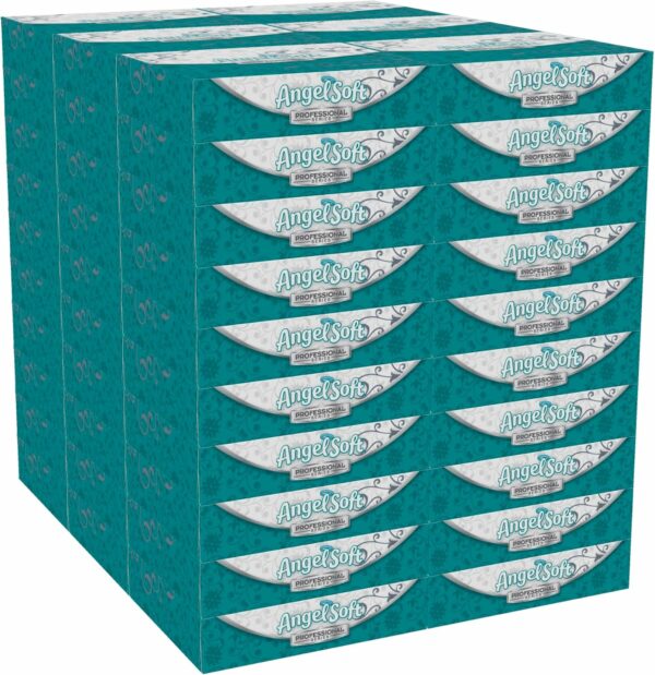 Georgia-Pacific Angel Soft Professional Series Ultra Facial Tissue, Personal Size, White, 60 Boxes per Case, 50 Sheets per Box