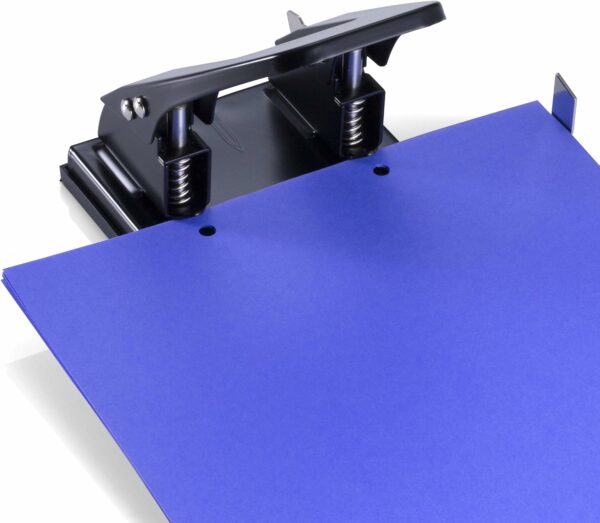 Standard 2 Hole Paper Punch, 30 Sheets Capacity, Black - Image 4