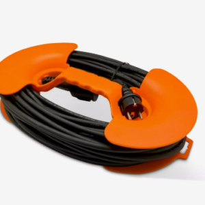 Extension cable 'H05RR-F' black/orange 25 m