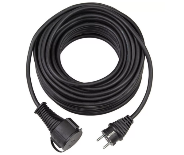 Extension Cable 'H05RR-F 3G1,5' 25 m black