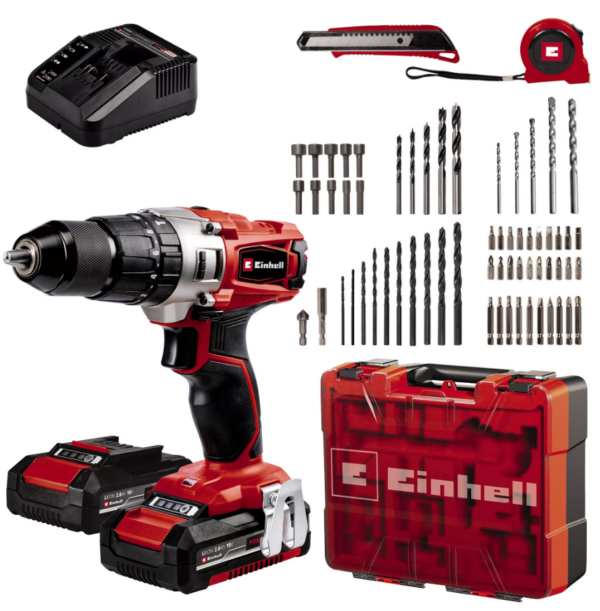 Cordless Combo Drill 'TE-CD 18/2 Li-i +64' with battery and charger - Image 3