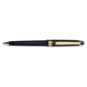 7520014511065, SKILCRAFT Push Cap Ballpoint Pen, Retractable, Medium 1 mm, Black Ink, Black Barrel, Dozen