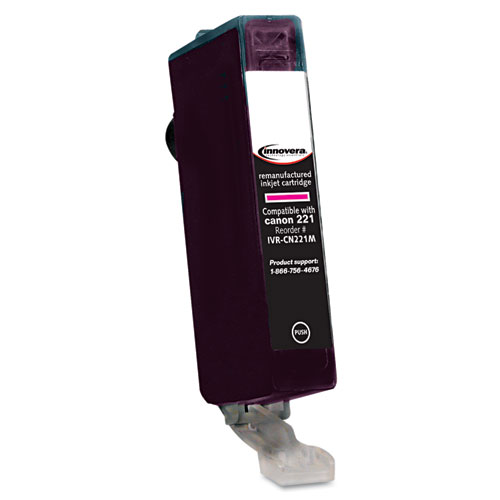 Remanufactured Magenta Ink, Replacement for CLI-221M (2948B001), 530 Page-Yield - Image 3