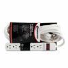 Power Strip, 6 Outlets, 15 ft Cord, Ivory - Image 2