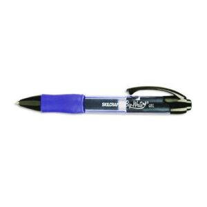 7520015882364, SKILCRAFT Bio-Write Gel Pen, Retractable, Medium 0.7 mm, Blue Ink, Translucent Blue Barrel, Dozen