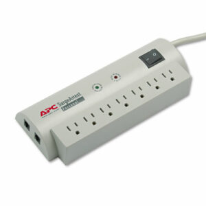 SurgeArrest Personal Power Surge Protector, 7 AC Outlets, 6 ft Cord, 240 J, Beige