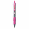 G2 Premium Breast Cancer Awareness Gel Pen, Retractable, Fine 0.7 mm, Black Ink, Smoke/Pink Barrel, 2/Pack