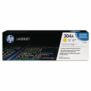 HP 304A, (CC532A) Yellow Original LaserJet Toner Cartridge