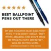 Soft Feel Ballpoint Pen Value Pack, Retractable, Medium 1 mm, Black Ink, Black Barrel, 36/Pack - Image 9