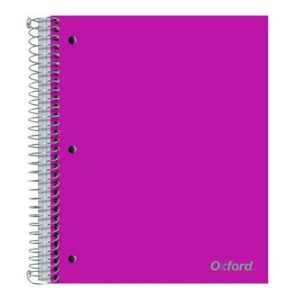 Three-Subject Notebook, Medium/College Rule, Randomly Assorted Cover Color, (150) 11 x 9 Sheets