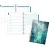 Glacier Weekly/Monthly Planner, Glacier Artwork, 8.5 x 6.38, Blue/Gray/Silver Cover, 12-Month (Jan to Dec): 2025 - Image 4