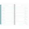 Glacier Weekly/Monthly Planner, Glacier Artwork, 8.5 x 6.38, Blue/Gray/Silver Cover, 12-Month (Jan to Dec): 2025 - Image 7