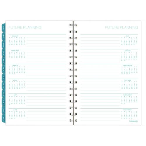 Glacier Weekly/Monthly Planner, Glacier Artwork, 8.5 x 6.38, Blue/Gray/Silver Cover, 12-Month (Jan to Dec): 2025 - Image 7