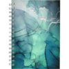 Glacier Weekly/Monthly Planner, Glacier Artwork, 8.5 x 6.38, Blue/Gray/Silver Cover, 12-Month (Jan to Dec): 2025