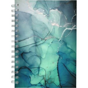 Glacier Weekly/Monthly Planner, Glacier Artwork, 8.5 x 6.38, Blue/Gray/Silver Cover, 12-Month (Jan to Dec): 2025