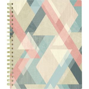 Triad Weekly/Monthly Planner, Geometric Artwork, 11 x 9.25, Multicolor Cover, 12-Month (Jan to Dec): 2025