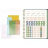 Leah Bisch Weekly/Monthly Floral Planner, Floral Artwork, 11 x 9.25, Blue/White/Gold Cover, 12-Month (Jan to Dec): 2025 - Image 9