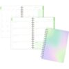 Ombre Weekly/Monthly Planner, Colorful Cloud Artwork, 8.5 x 6.38, Multicolor Cover, 12-Month (Jan to Dec): 2025 - Image 4