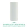 Premium Kitchen Roll Towels, 2-Ply, 11 x 6, White, 110/Roll, 12 Rolls/Carton - Image 6