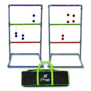 Pro Ladder Golf Game Set, (2) 22" x 37.5" Ladders/Six Bolas/Carry Bag